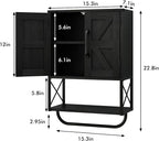 RUSTOWN Farmhouse Rustic Medicine Cabinet - Image 3