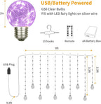 YOLIGHT Wishing Ball Curtain Lights 200 LED Window Curtain String Lights - Image 6