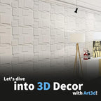 Art3d Decorative 3D Wall Panel, 32 Sq.FT PVC Interior Wall Decor - Image 7
