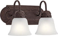Kichler Lighting 5336TZS Two Light Bath, Tannery Bronze by Kichler