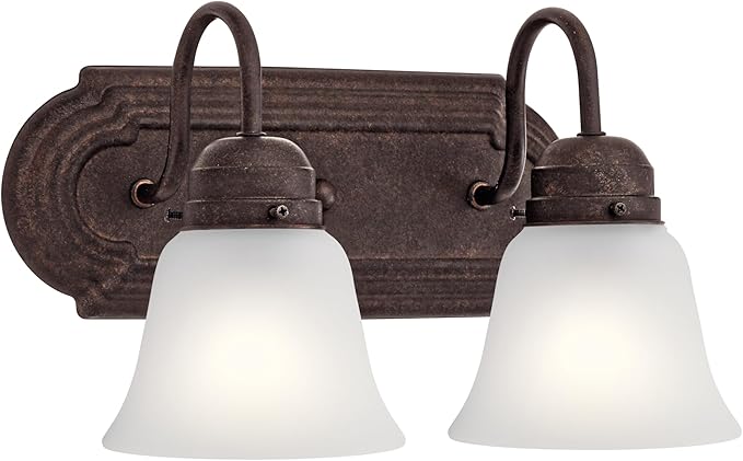 Kichler Lighting 5336TZS Two Light Bath, Tannery Bronze by Kichler
