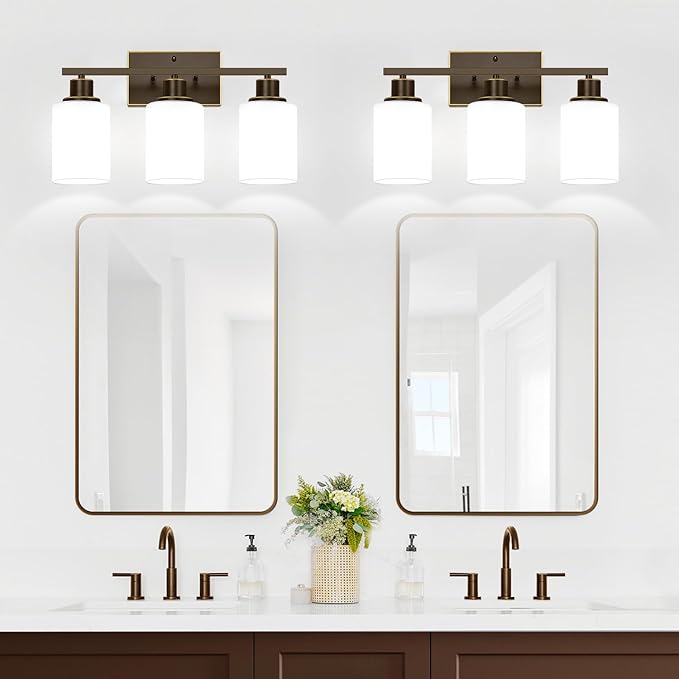 3-Light Bathroom Light Fixtures, Vanity Light - Image 7