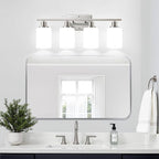 Indoi 4-Light Bathroom Light Fixtures, Brushed Nickel Vanity Lights - Image 6