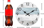KECYET Wall Clock Silent Non-Ticking Wooden Clocks Battery Operated 10 Inch - Image 4