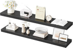 HOOBRO Floating Shelves for Wall, Wall Mounted Shelf Set of 2, 47.2" Hanging - Image 9