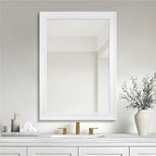 30" x 36" Rustic Wooden Framed Wall Mirror by nolsia