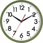 AKCISOT Wall Clock 10 Inch Silent Non-Ticking Modern Clocks Battery Operated by Akcisot