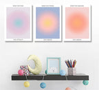 Framed 3Pcs Abstract Wall Art Poster Room Aesthetics Spiritual Spiritual - Image 7
