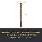 AZ Faux High-Density Polyurethane Faux Stone Flush Outside Corner - Image 3
