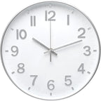 Wall Clock Modern Simple Quartz Decorative Clock Non-Ticking Silent Battery by BAKBRAND