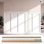 24 Pcs Mdf Board and Batten Wall Panel Kits by Unknown