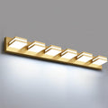 IZORRO LED Modern Bathroom Lights Fixtures, Brushed Glod Acrylic Wall Lighting by IZORRO