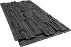 EverStone Cascade Faux Stone Panel, 48 5/8"W x 24 3/4"H x 1 1/4"D, Dark River - Image 6