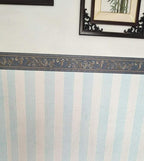 UPREDO 3D Decorative Floral Molding Waterproof Wallpaper Border Peel and Stick - Image 6