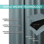 NICETOWN Full Shade Curtain Panels, Pair of Thermal Insulated & Energy - Image 6