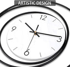 Dankeit Decorative Wall Clock, Silent Non-Ticking Quality Quartz Movement - Image 3