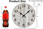 Wall Clock, Modern Wall Clocks Battery Operated, Silent Non Ticking Clock - Image 3