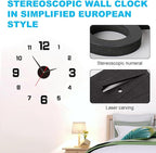 3D DIY Luminous Dial Acrylic Frameless Silent Wall Clock - Image 4