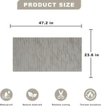 3D Wall Panels - 4PCS 47.2"x23.6" Faux Stone Wall Covering - MCM Modified Clay - Image 5