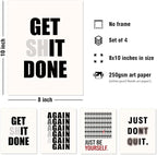 DSHFG Motivational Office Wall Art Prints Set of 4, Office Artwork Wall Decor - Image 2