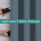 Yakamok 100% Blackout Lined Panels, Thermal Insulated Blackout Curtains - Image 3