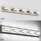 SOLFART 5 Light Bathroom Vanity Light Brushed Nickel Bathroom Vanity Light - Image 6