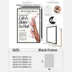 Trendy Baby Pink Poster 70s Canvas Prints The New York Press Wall Art Life Is - Image 2