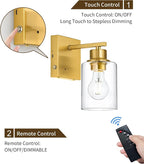 Rayogale Rechargeable Wall Sconce, Easy Install Dimmable Wireless Wall Lamps - Image 3