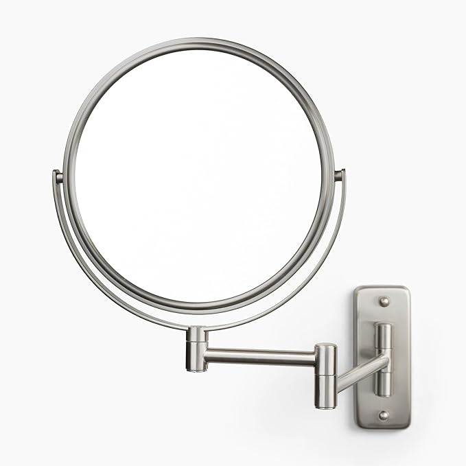 Jerdon Wall-Mounted Magnifying Mirror by Jerdon