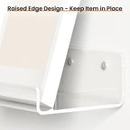 upsimples 6 Pack 6x4 Inches Acrylic Small Shelves, Floating Shelves - Image 4