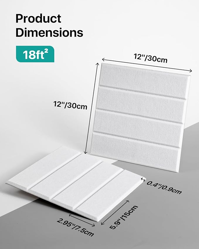 18 Pack Sound Proof Foam Panels - Image 5