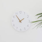 mooas Flatwood Wall Clock, Analog Wall Clock, Silent Non-Ticking 12 inch Modern - Image 3