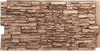 EverStone Canyon Ridge Faux Stone Panel, 45 3/4"W x 24 1/2"H x 1 1/4"D by EkenaMillwork