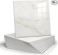 Chejiaye 10pcs Marble Peel and Stick Backsplash Waterproof Washroom Wall Panels by Chejiaye
