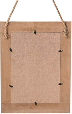 Rectangle Wall Mirror for Bathroom, Distressed White Wood Decor - Image 5