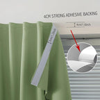Portable Light Blocking Curtains Self-Stick Design, Removable Adhesive Window - Image 7