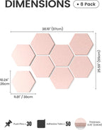 Fluxynara Hexagon Cork Board Alternative - Image 2