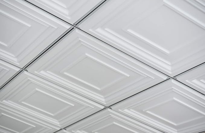 Art3d Drop Ceiling Tiles 24x24in., Wainscoting Panels Glue Up 2ft x 2ft - Image 3