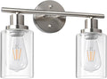 Unicozin 2 Light Vanity Lights, Brushed Nickel Wall Sconce Light by Unicozin