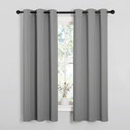 NICETOWN Silver Grey Blackout Curtain Panels by NICETOWN