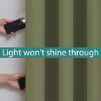 Yakamok 100% Blackout Thermal Insulated Sliding Door Curtains, Noise Reducing - Image 3