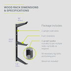 Delta Heavy Duty Wood and Lumber Storage Rack, Holds Up To 480 lbs - Image 4