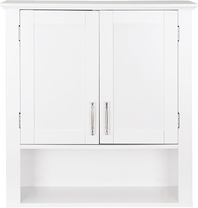 SUPER DEAL Bathroom Wall Cabinet Over The Toilet, Wall Mount Storage Medicine - Image 9