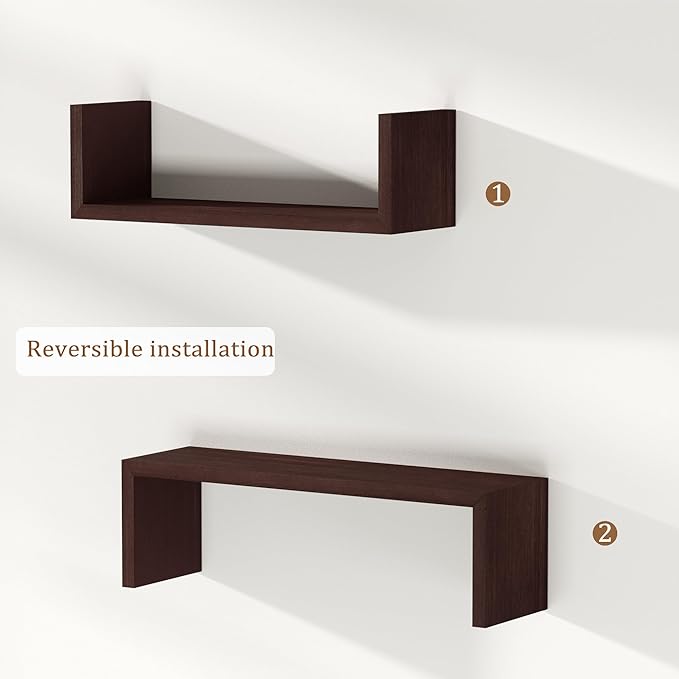 SRIWATANA Floating Shelves for Wall, Wall Shelves for Bathroom, Living Room - Image 7