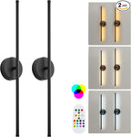 KARTOOSH Battery Operated Wall Sconces Set of Two, by KARTOOSH