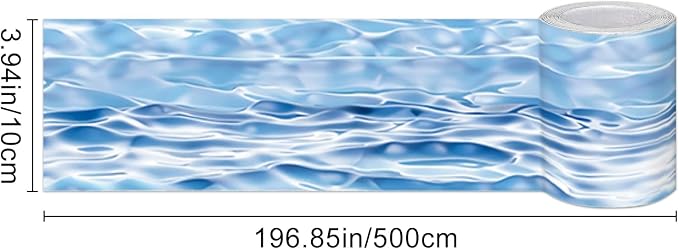 HOMETITUTE Wallpaper Border Peel and Stick Decorative Wall Trim Self Adhesive - Image 5