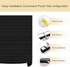 Window Blinds Cordless Blackout No Drill Cut to Size Clip On Stick On Self - Image 3