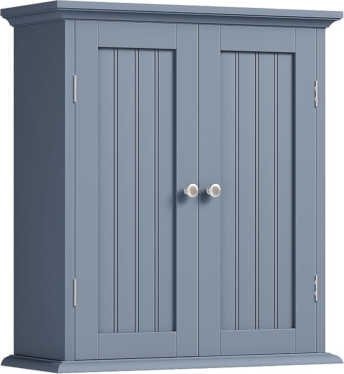 ChooChoo Bathroom Wall Cabinet, Over The Toilet Space Saver Storage Cabinet by ChooChoo