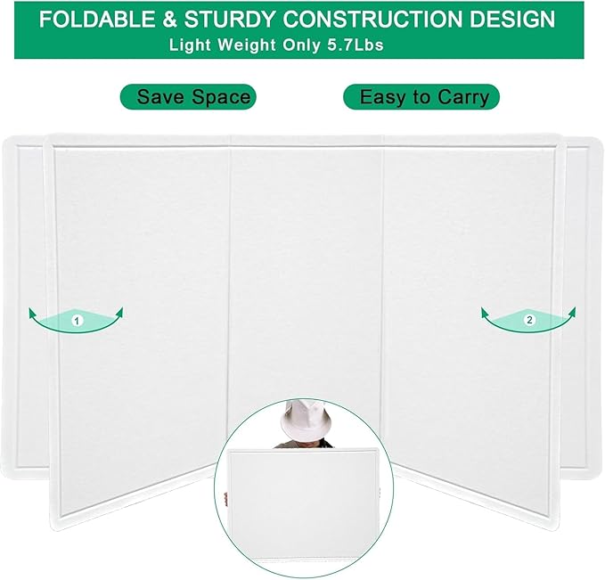 Large Bulletin Board, 48 X 36 inches Felt Board Notice Pin Board, Self-Adhesive - Image 7