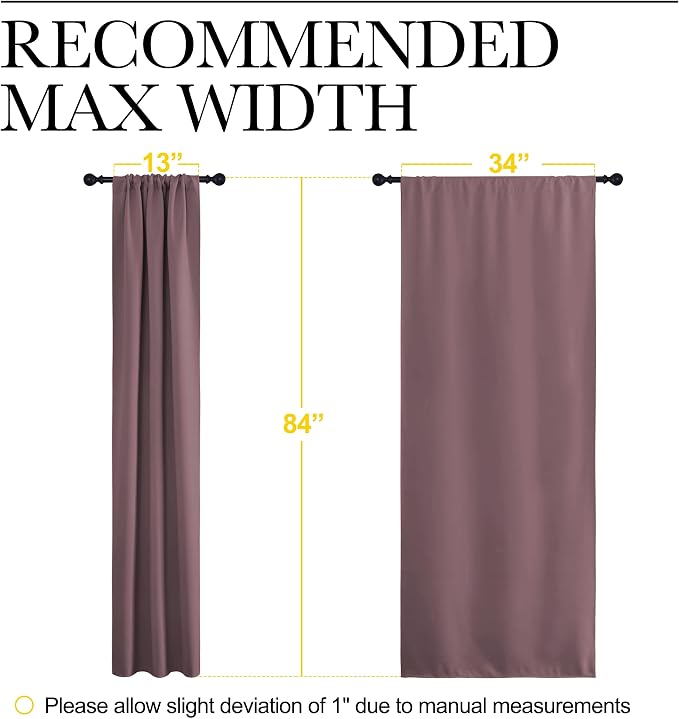 NICETOWN Room Darkening Curtains - Image 7